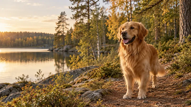 Illustrerad hundprofil